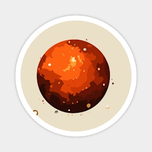 Mars The Red Planet Magnet